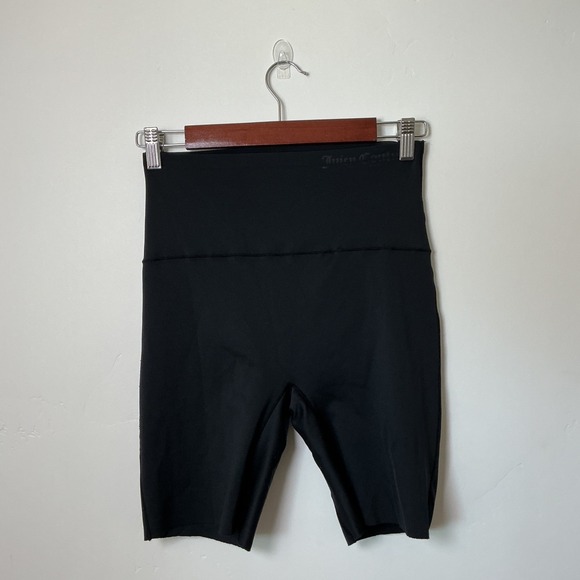 Juicy Couture Pants - Juicy Couture Black Seamless High Waist Biker Shorts Athleisure Size L